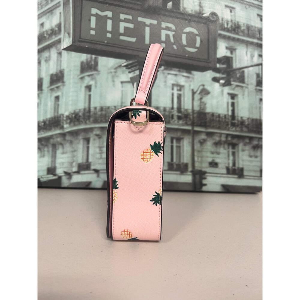 Kate Spade K7629 Staci Square Pineapple Crossbody Pink - Picture 3 of 8